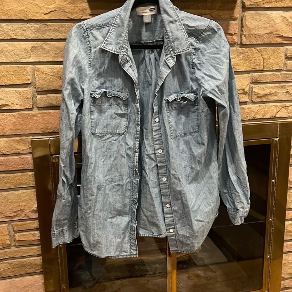 Old navy boyfriend jean shirt